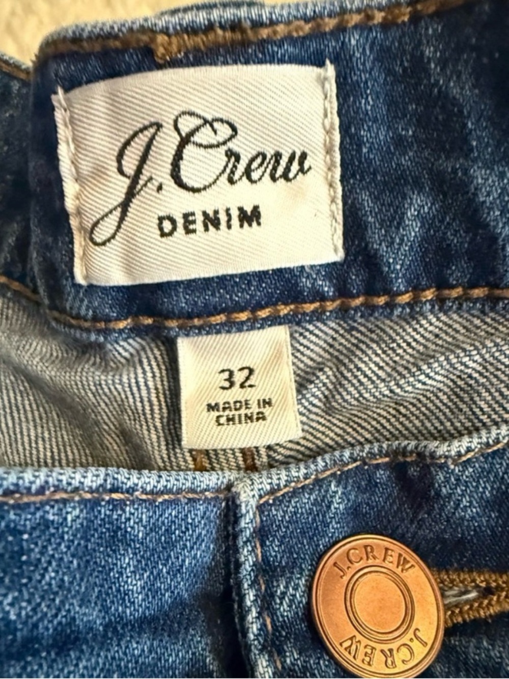 J. Crew Slim Boyfriend Jeans - size 32 - Picture 5 of 6
